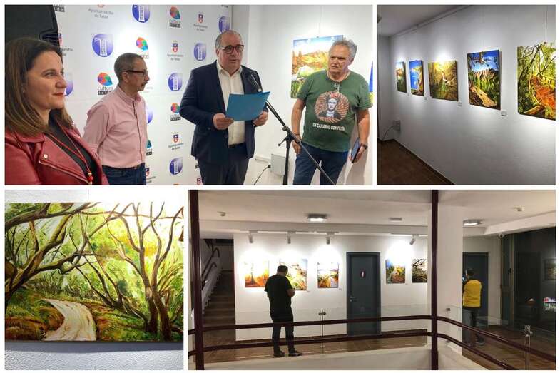 La exposición se inauguró anoche y podrá visitarse hasta el 27 de diciembre (Foto TA)
